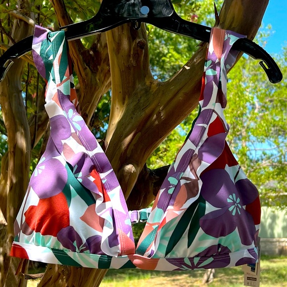 Time & Tru Floral Bikini Top - Picture 13 of 13